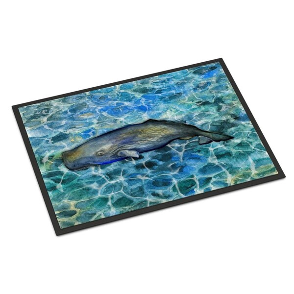 Carolines Treasures 24 x 36 in. Sperm Whale Cachalot Indoor or Outdoor Mat BB5338JMAT - main